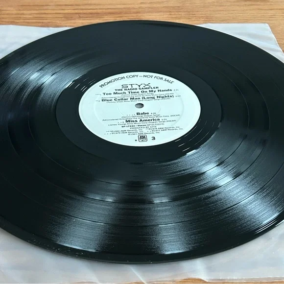 Styx ‎– Styx: Radio Sampler & Interview Album 2-LP promo vinyl record rare